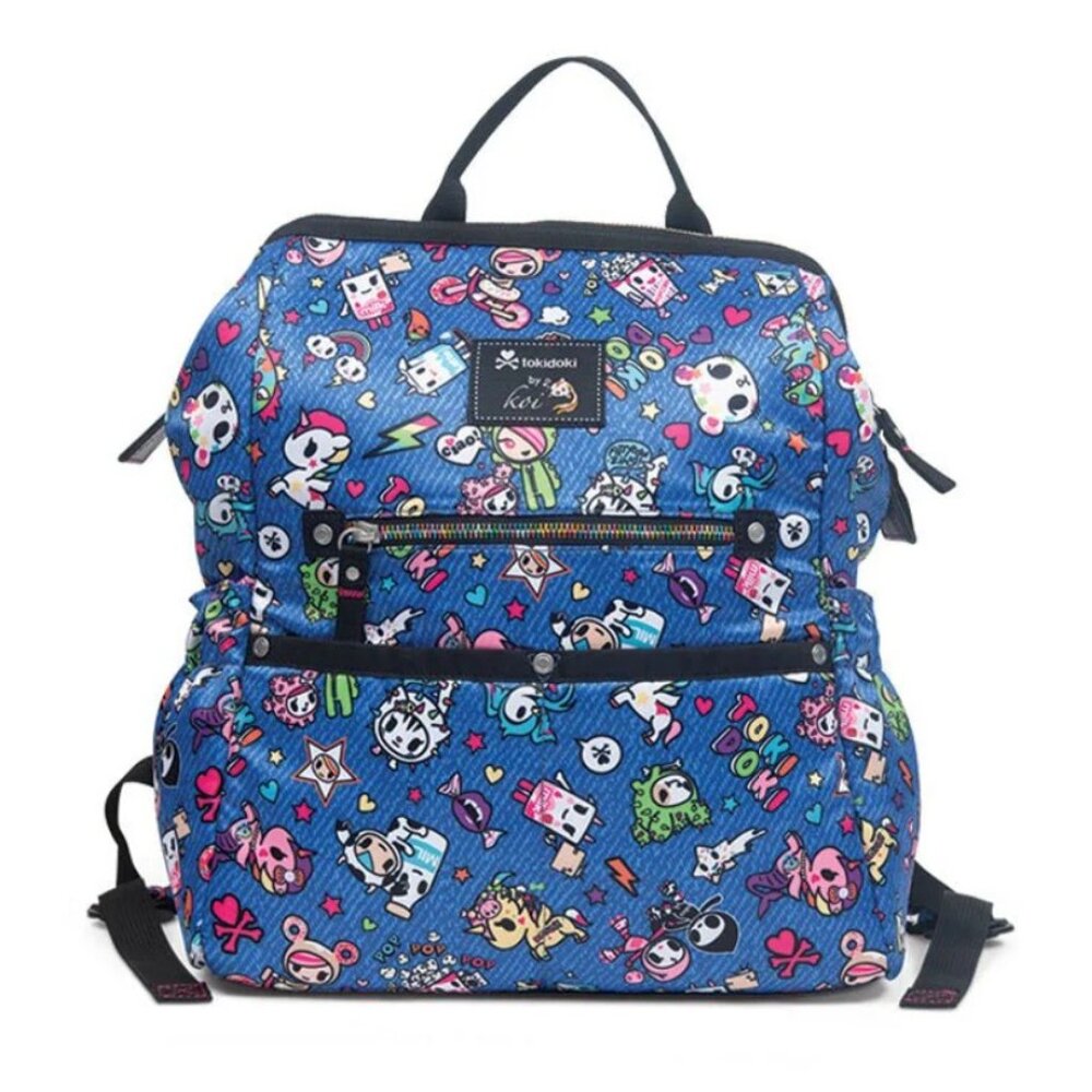 RARE Tokidoki by Koi "Denim Daze" Backpack/Medical Bag/Diaper Bag